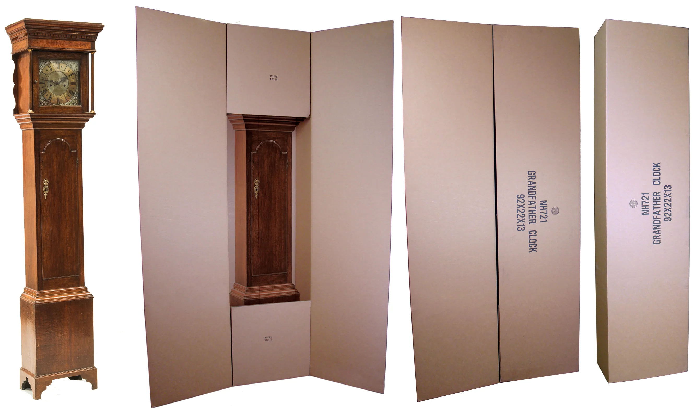 GRANDFATHER CLOCK CARTON